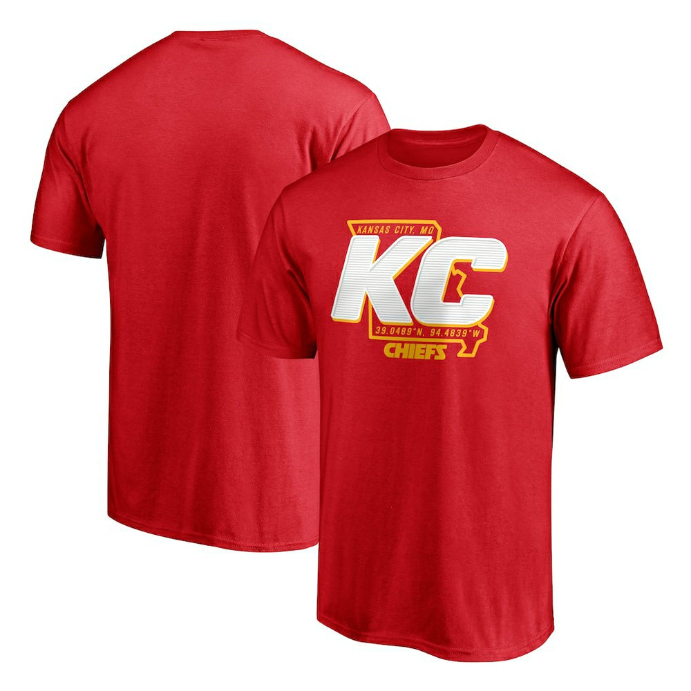 Kansas City Chiefs Hometown Collection 1st Down T-Shirt Red - NFL