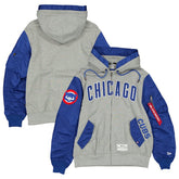 Chicago Cubs New Era x Alpha Industries Full-Zip Hoodie Jacket for sale
