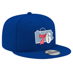 New Era - Philadelphia 76ers State Pride 9FIFTY Snapback Hat - Royal