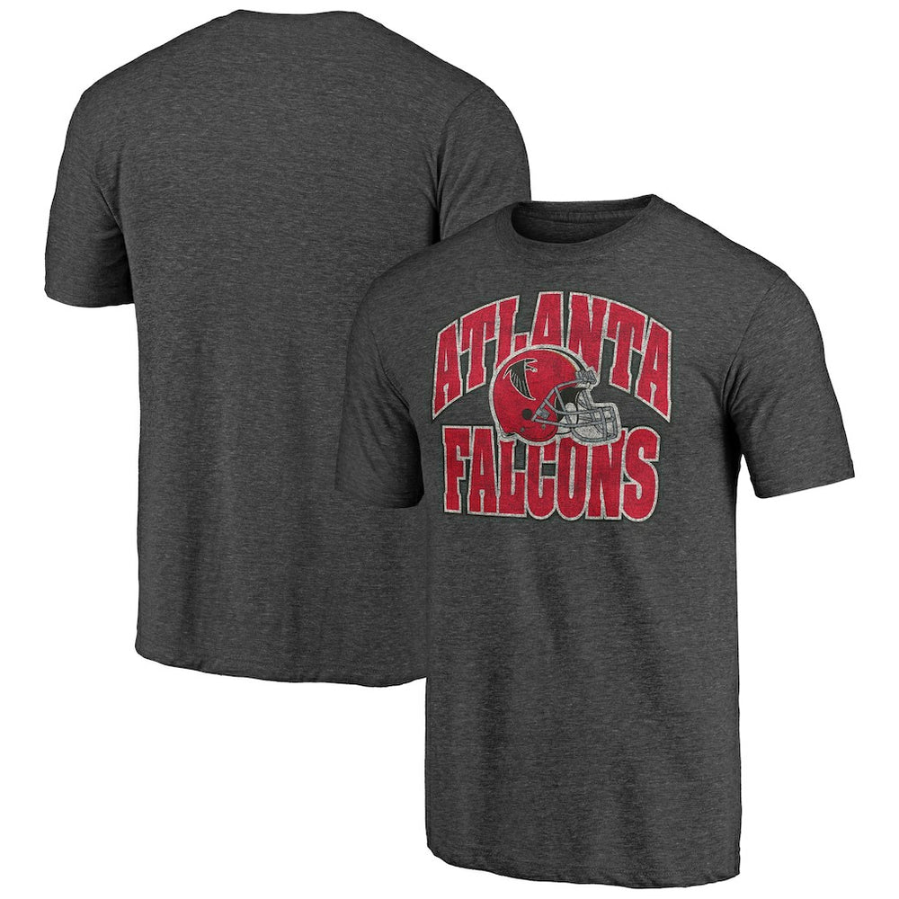 Atlanta Falcons Vintage Tri-Blend T-Shirt Charcoal - NFL