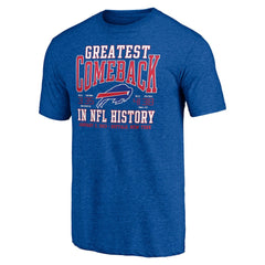 Buffalo Bills Vintage Tri-Blend T-Shirt Royal - NFL