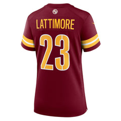 Marshon Lattimore Washington Commanders Women's Team Game Jersey Burgundy - Nike