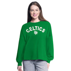 NBA - Boston Celtics G-III 4Her by Carl Banks Women's Athletic Pullover Sweatshirt - Kelly Green