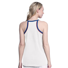 NBA - Philadelphia 76ers G-III 4Her by Carl Banks Women's Curveball Racerback Scoop Neck Slub Tank Top - White