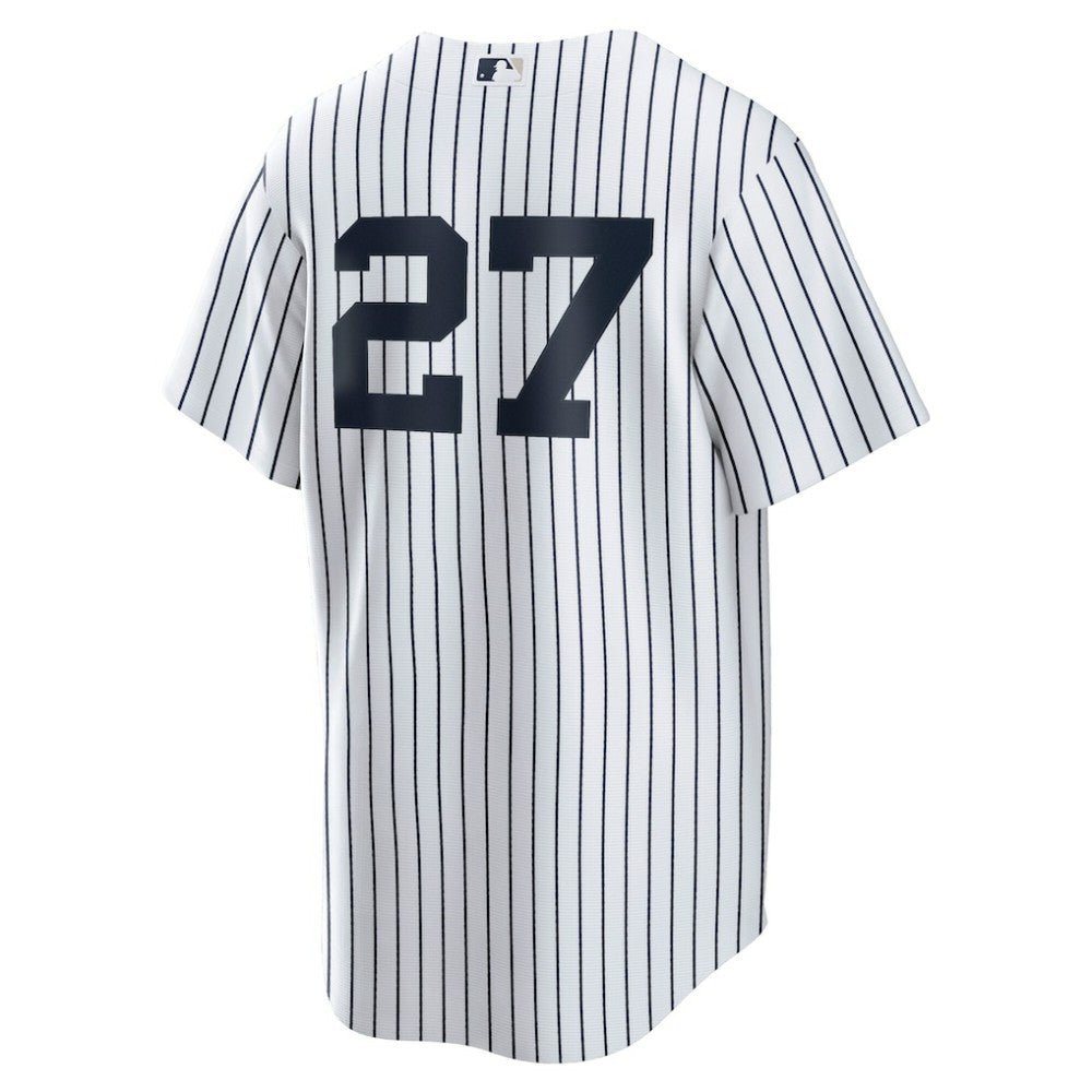 Giancarlo Stanton New York Yankees Nike Home Replica Player Jersey - White | MLB Jerseys