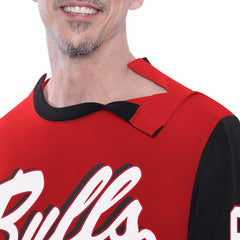 NBA - Chicago Bulls G-III Sports by Carl Banks Adaptive Rugby Long Sleeve Top - Red