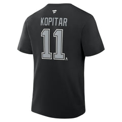 Anze Kopitar Los Angeles Kings - Fanatics Authentic Stack Name & Number T-Shirt Black