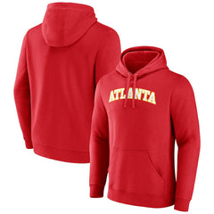 NBA - Atlanta Hawks Wordmark Pullover Hoodie - Red