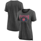 NBA - Detroit Pistons Women's Selection Tri-Blend T-Shirt - Gray