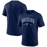 NBA - Memphis Grizzlies Backboard Tri-Blend T-Shirt - Navy