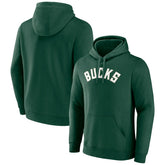 NBA - Milwaukee Bucks Wordmark Pullover Hoodie - Hunter Green