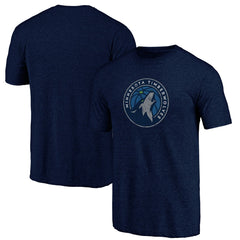 NBA - Minnesota Timberwolves Distressed Tri-Blend T-Shirt - Navy