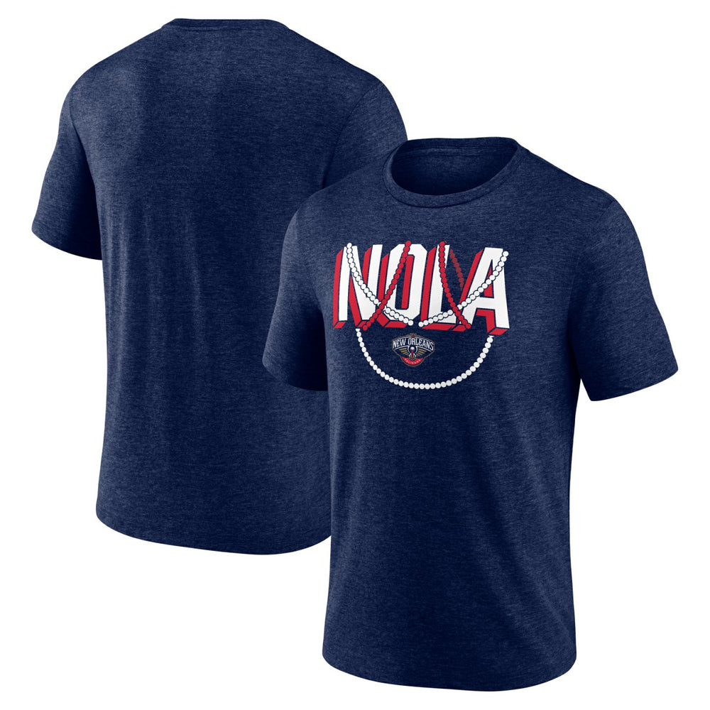 NBA - New Orleans Pelicans Team Pride Tri-Blend T-Shirt - Navy