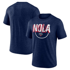 NBA - New Orleans Pelicans Team Pride Tri-Blend T-Shirt - Navy