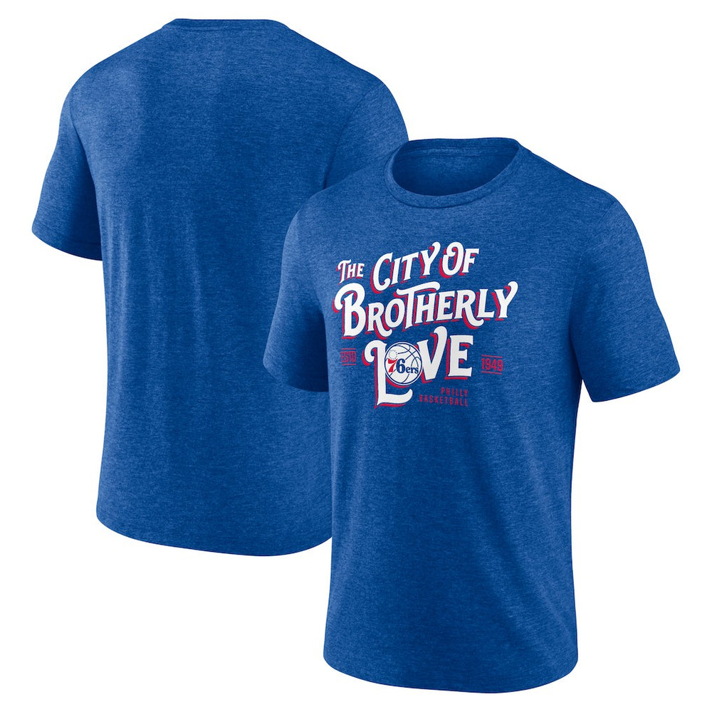 NBA - Philadelphia 76ers Team Pride Tri-Blend T-Shirt - Royal