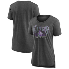 NBA - Sacramento Kings Women's Selection Tri-Blend T-Shirt - Gray