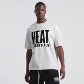 NBA - Miami Heat Fear of God Unisex NBA x ESSENTIALS T-Shirt - Heather Gray