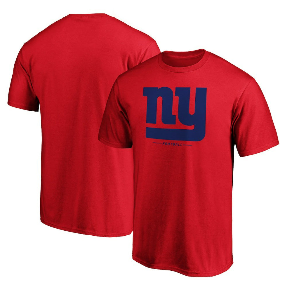 New York Giants Team Lockup T-Shirt Red - NFL