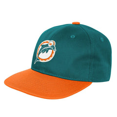 Miami Dolphins Outerstuff Youth True Retro Adjustable Hat Aqua - NFL