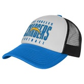 Los Angeles Chargers Youth Essentials Trucker Adjustable Hat White/Powder Blue - NFL