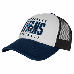 Tennessee Titans Youth Essentials Trucker Adjustable Hat White/Navy - NFL