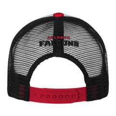 Atlanta Falcons Youth Essentials Trucker Adjustable Hat White/Red - NFL
