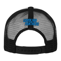 Carolina Panthers Youth Essentials Trucker Adjustable Hat White/Black - NFL