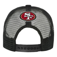 San Francisco 49ers Youth Modern Fan Trucker Adjustable Hat White/Black - NFL