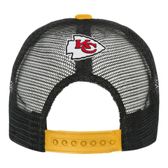 Kansas City Chiefs Youth Modern Fan Trucker Adjustable Hat White/Gold - NFL