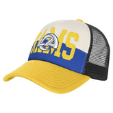Los Angeles Rams Youth Modern Fan Trucker Adjustable Hat White/Gold - NFL