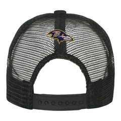 Baltimore Ravens Youth Modern Fan Trucker Adjustable Hat White/Black - NFL