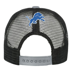 Detroit Lions Youth Modern Fan Trucker Adjustable Hat White/Silver - NFL