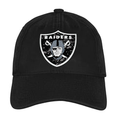 Las Vegas Raiders Outerstuff Girls Youth Gridiron Adjustable Hat Black - NFL