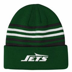 New York Jets Outerstuff Essentials Cuffed Knit Hat Green - NFL