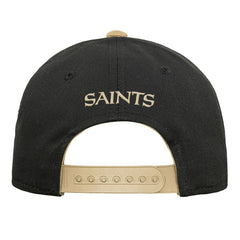New Orleans Saints Outerstuff Youth Team Pre-Curved Adjustable Hat Black - NFL