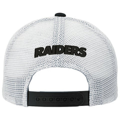 Las Vegas Raiders Outerstuff Youth Core Lockup Trucker Adjustable Hat Black - NFL