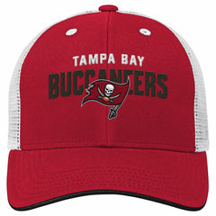 Tampa Bay Buccaneers Outerstuff Youth Core Lockup Trucker Adjustable Hat Red - NFL