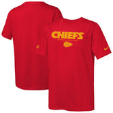 Kansas City Chiefs Youth Sideline Team Issue T-Shirt Red - Nike