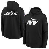 New York Jets Youth Sideline Club Fleece Hoodie Black - Nike