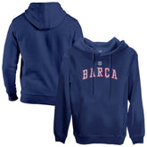 Barcelona 1863FC Athletic Wordmark Fleece Pullover Hoodie - Navy