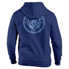Manchester City 1863FC Wordmark Fleece Pullover Hoodie - Navy