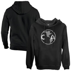 Club America 1863FC Retro Badge Pullover Hoodie - Black