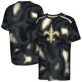 New Orleans Saints Outerstuff Youth End Zone Dri-Tek T-Shirt Black - NFL