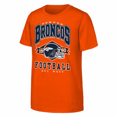 Denver Broncos Outerstuff Youth Kick Off T-Shirt Orange - NFL