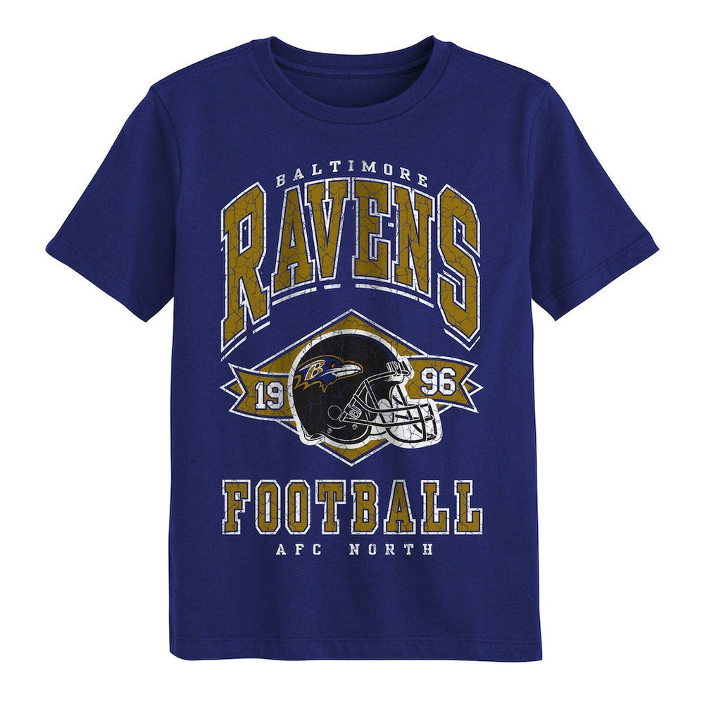 Baltimore Ravens Outerstuff Preschool Kick Off T-Shirt Purple - NFL