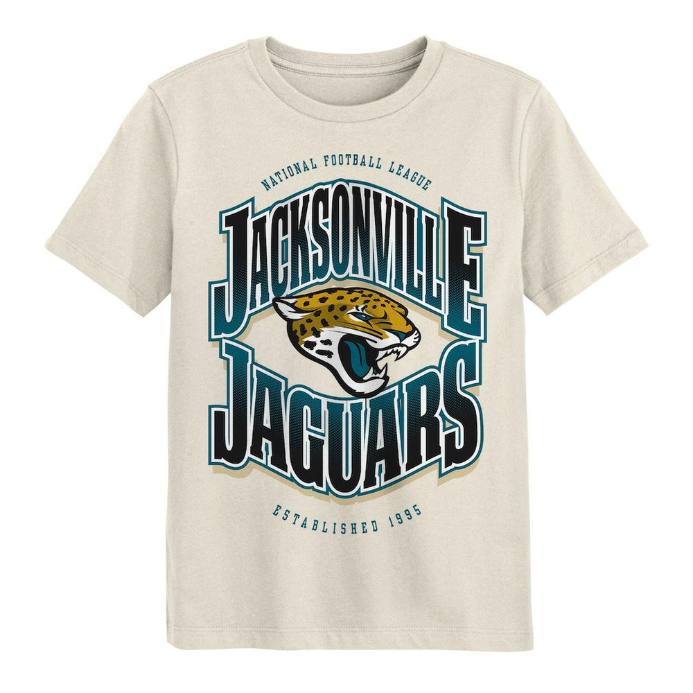 Jacksonville Jaguars Outerstuff Youth Huddle T-Shirt Cream - NFL