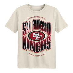 San Francisco 49ers Outerstuff Youth Huddle T-Shirt Cream - NFL