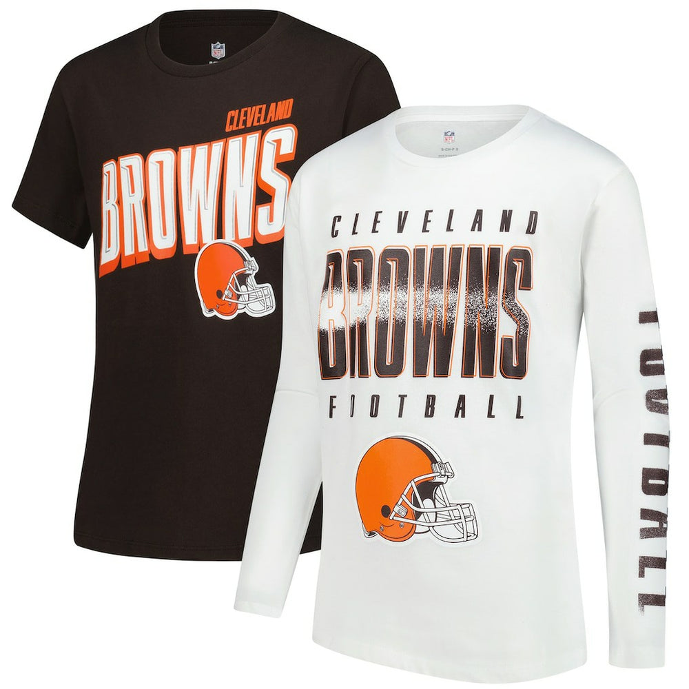 Cleveland Browns Outerstuff Youth The Mix Combo T-Shirt Set - NFL