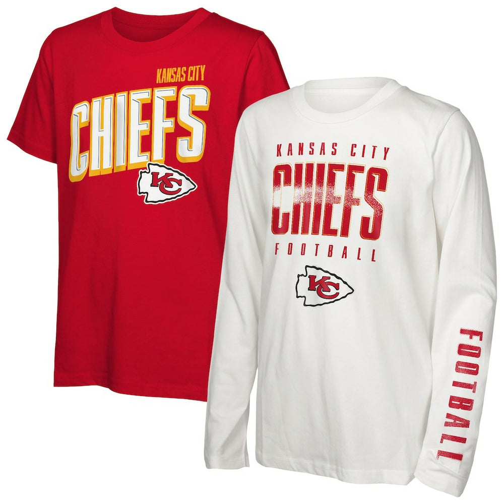 Kansas City Chiefs Outerstuff Preschool The Mix Combo T-Shirt Set - NFL