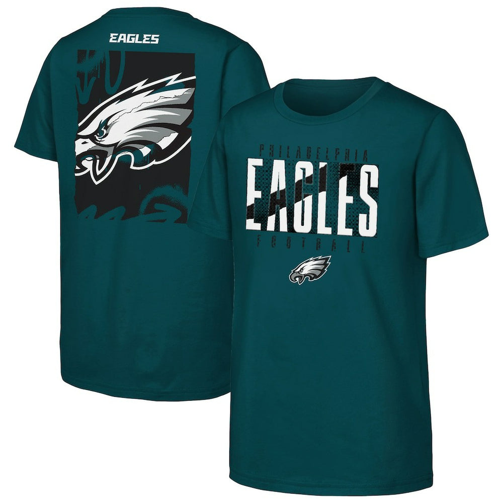 Philadelphia Eagles Outerstuff Youth Posterize T-Shirt Green - NFL